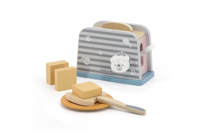 Houten tosti-ijzer