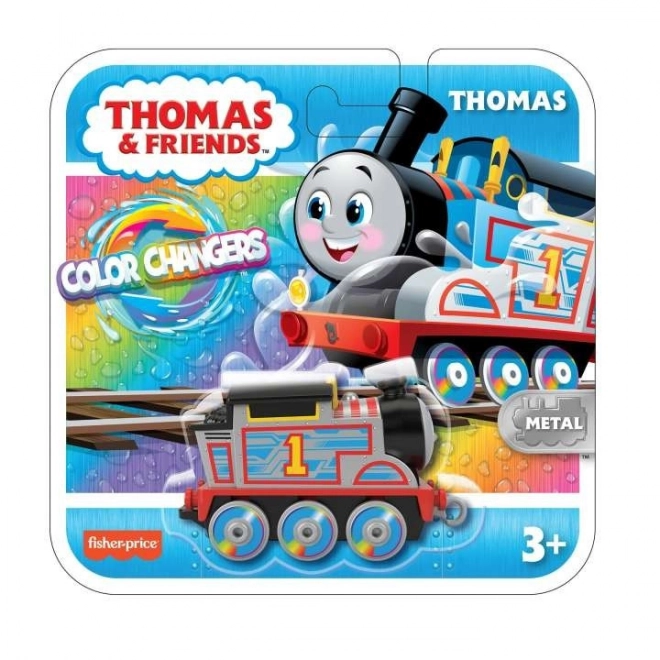 Locomotief Tom en vrienden die van kleur veranderen