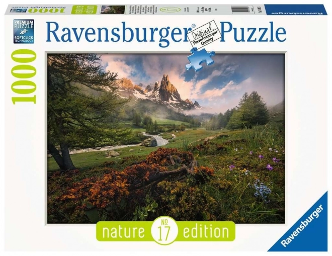 Puzzel Clarée-vallei, Alpen 1000 stukjes