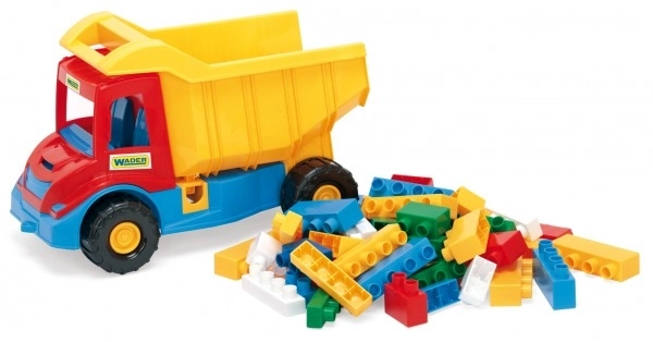 Auto multitruck met blokken 38cm