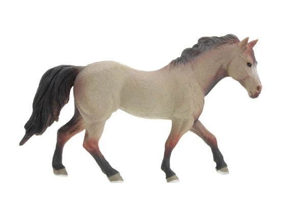 Plastic paardenfiguur 15 cm - 4 kleuren
