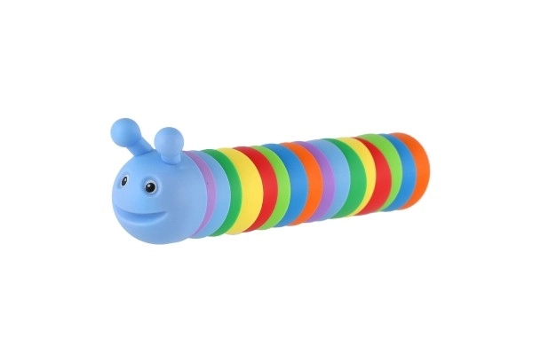 Antistress flexibele rups 17cm