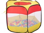 PIXINO Droog zwembad, tent met ballen rood-geel