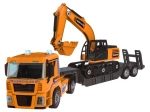 Draaiende bouwvoertuigen + vrachtwagen + graafmachine + boormachine/schroevendraaier - 185 stuks