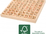 Small Foot tafels met rolletjes van FSC-hout