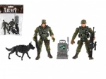 Set van militaire poppetjes met hond en accessoires