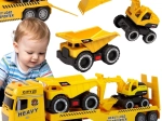Woopie bouwtakelwagen met kiepwagen en graafmachine