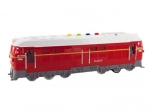 Kunststof locomotief op batterijen met geluid en licht 35 cm
