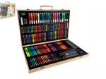 Creatieve schilderset 180 stuks in houten koffer 47 × 30 × 4,5 cm