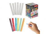 Schoolbordkrijt wit en gekleurd 36 stuks in doosje