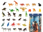 Set met dierfiguren – zee-, wilde en boerderijdieren en dinosaurussen, 48 stuks