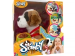 Interactieve Sint-Bernard Samby – lopende pluchen hond aan de lijn