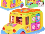 Vrolijke interactieve bus voor kinderen