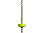 Klimtouw met gekleurde sporten