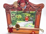 Gerlich MAXI poppentheater met 14 houten poppen