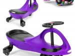 Wiggle car loopauto met LED-wielen paars ECOTOYS