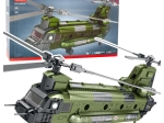 Bouwset militair helikopter CH-47 CHINOOK – 1451 stukjes