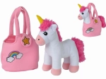 Knuffel eenhoorn in handtas