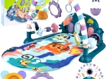 Interactieve speelmat met piano blauw
