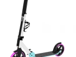 Opvouwbare step wit‑roze‑blauw met draagriem