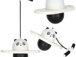 Pogo jumper voor kinderen panda voor balans wit-zwart