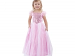 Kinderkostuum roze prinses (S)
