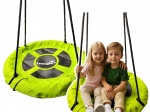 Tuin schommel voor kinderen, Groene Ooievaarsnest, 60 cm