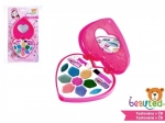 Kinderset make-up Beauted hartvormig palet met spiegeltje