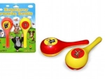 Krtek rumba ballen voor kinderen 2 stuks plastic