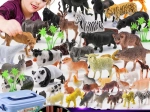 Set van XXL Dieren Figuren 58 stuks van Woopie