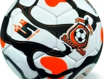 Leren voetbal Fluo maat 5