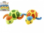 Drijvende opwindbare waterschildpad, plastic speelgoed 12 cm