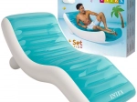 Opblaasbaar waterluchtbed INTEX 191 × 99 cm, turkoois