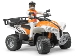 Bruder bworld quad met bestuurder 1:16