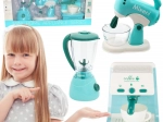 Woopie kinderset met apparaten 3-in-1 – koffiezetapparaat, mixer en blender met licht en geluid