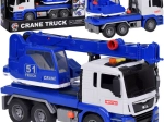 Kraanwagen met beweegbare arm en licht- en geluidseffecten