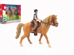 Plastic paard met jockey – ruiterset voor kinderen 15 cm