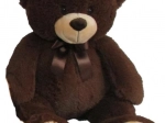 Pluchen teddybeer 60 cm – donkerbruin