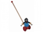 Houten duwspeelgoed Molletje met belletjes