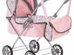 Diepe poppenwagen Pink Flowers