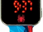 LED-horloge met kalender Spiderman