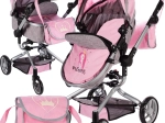 2-in-1 kinderwagen voor poppen Princess