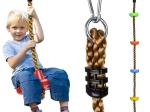 Kruzzel kinderswing met klimtouw 2-in-1 tot 100 kg