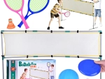 Sportset 3-in-1: Volleybalnet, badmintonsset, vliegende schijf