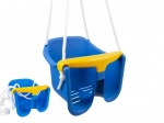 Baby kunststof kinderswing met veiligheidsbeugel