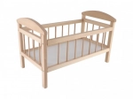 Grote houten poppenbed