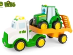 John Deere tractor Johnny met oplegger 37 cm
