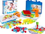 Kinderbouwset met boormachine en schroeven - 151 onderdelen