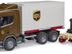 BRUDER Scania Super 560R UPS-logistiekwagen met vorkheftruck