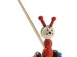 Houten lieveheersbeestje op stok